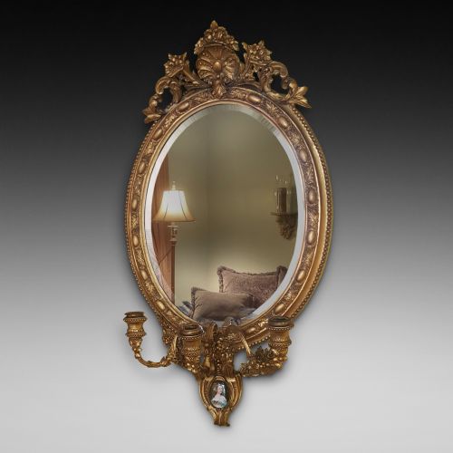 19th Century Gilt Framed Mirror