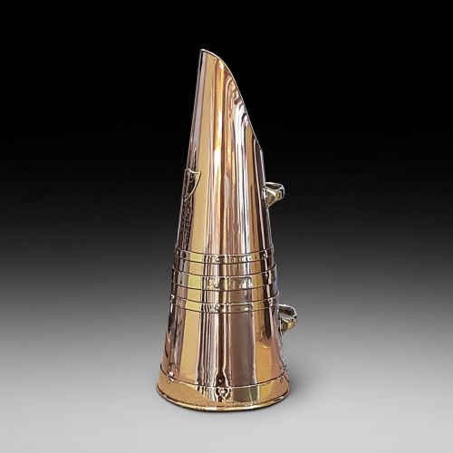 Victorian Brass and Copper Coal Receiver