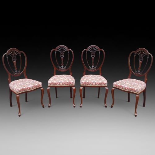 Set of Four Late Victorian Salon Chairs