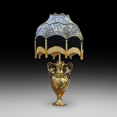 Continental Art Nouveau Vase Lamp