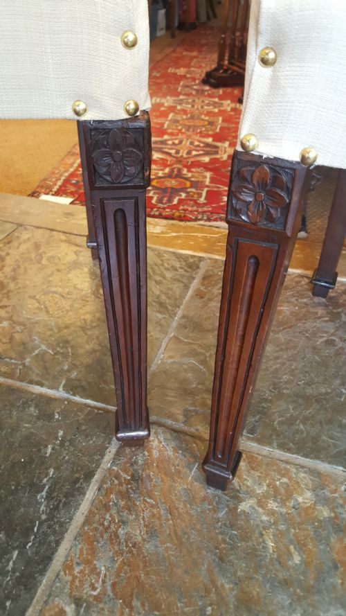 SET OF FOUR REGENCY MAHOGANY CHAIRS - ADDITIONAL PHOTO 4