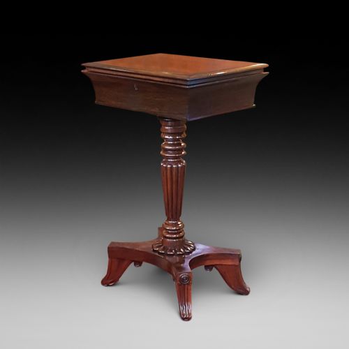 Late Regency Rosewood Teapoy
