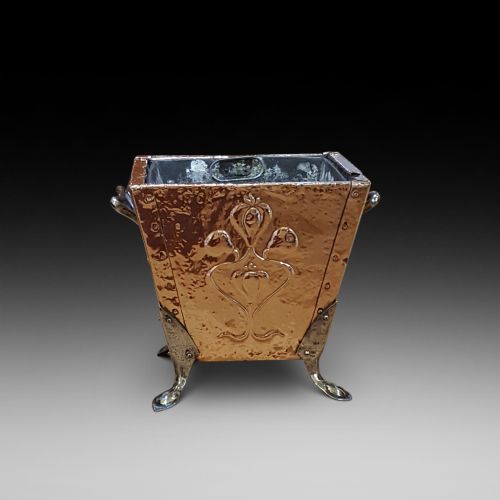 Art Nouveau Copper Jardiniere