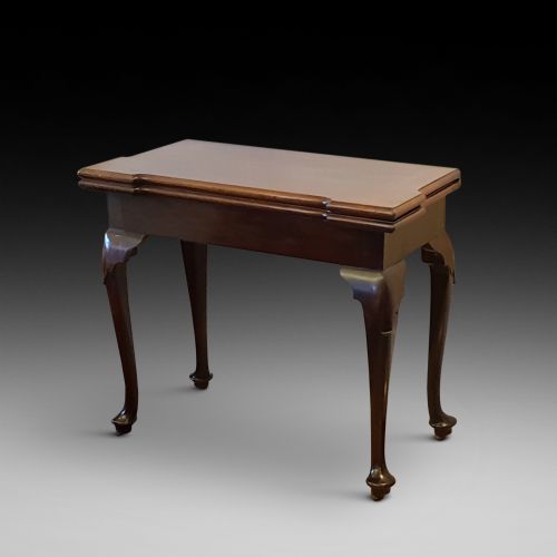 George II Mahogany Fold Over Card Table