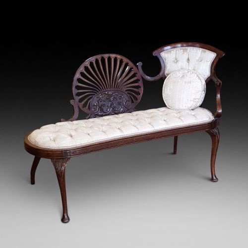 Edwardian Mahogany Chaise Lounge