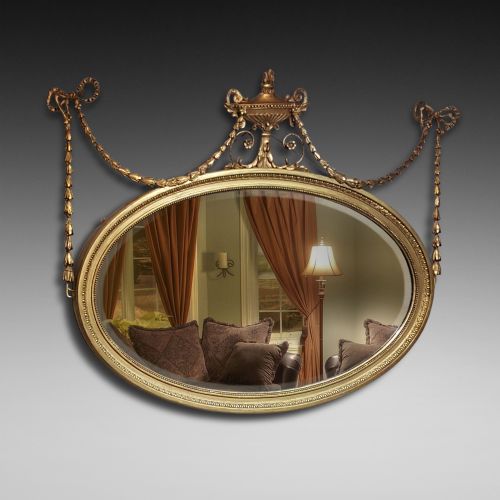 Late Victorian Gilt Gesso Framed Wall Mirror