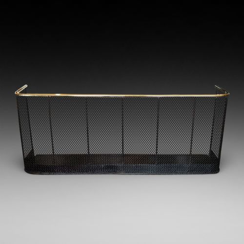 19thc Metal and Brass Nursery Fender