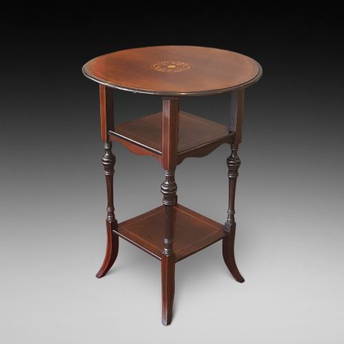 Edwardian Inlaid Rosewood Occasional Table