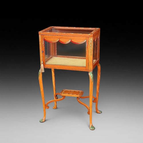 Victorian Satinwood Bijouterie Display Table