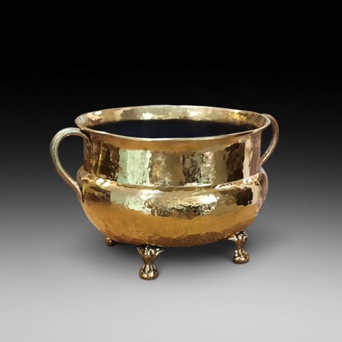 Large Brass Log Bucket