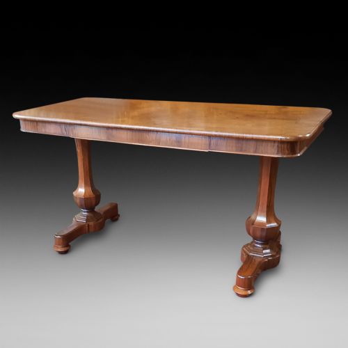 Late Regency Rosewood Library Table