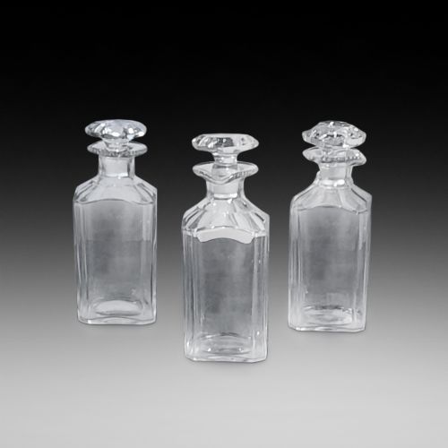 Set of 3 William IV Decanters