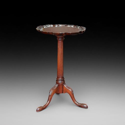 Early 20thc Mahogany Tripod Wine Table