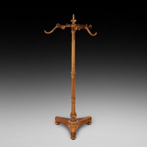 Walnut Hat and Coat Stand