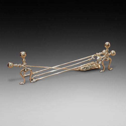 Set of the 1920’S Brass Fire Irons