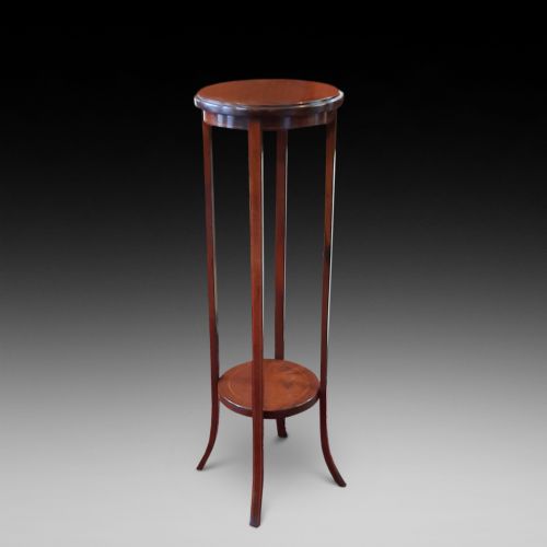 Edwardian Torchere Mahogany Plant Stand