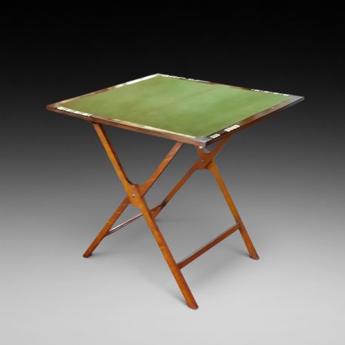 Late Victorian Folding Oak Card Table