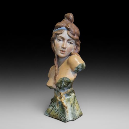 “Captive” – Terracotta Bust by a J Foretay C1900