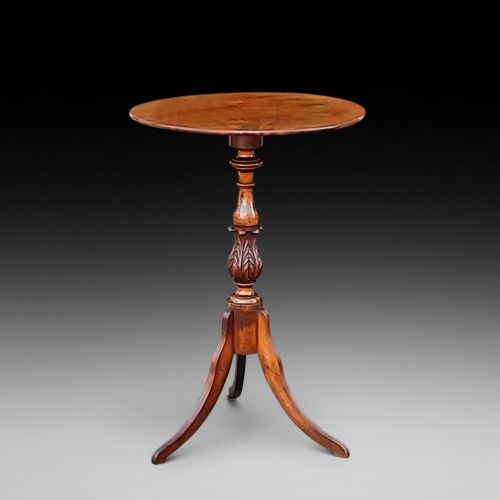 Early 19thc Mahogany Tripod Table