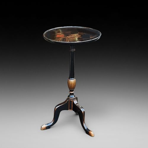 Early 20th Century Chinoiserie Tripod Wine Table