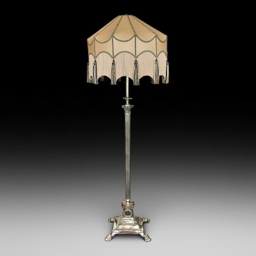 Victorian Telescopic Brass Standard Lamp