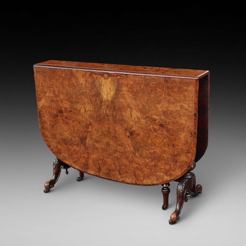 Large Victorian Walnut Sutherland Table