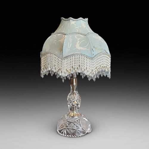 1930’S Crystal Table Lamp
