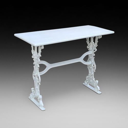 Late 19thc Cast Iron Garden Table