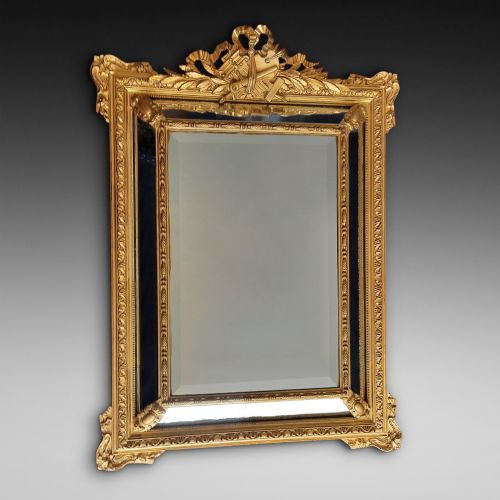 19thc Venetian Style Gilt Mirror