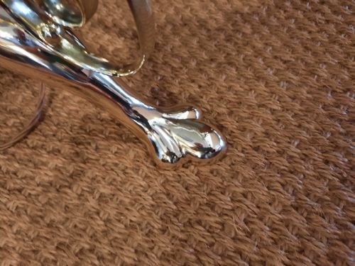 ARTS CRAFTS BRASS ADJUSTABLE STANDARD OILLAMP - ADDITIONAL PHOTO 4