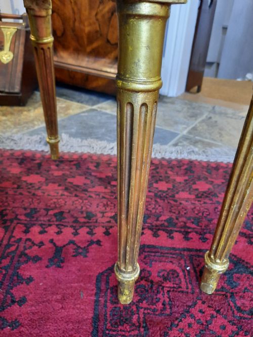PAIR OF VICTORIAN GILTWOOD SALON CHAIR - ADDITIONAL PHOTO 4
