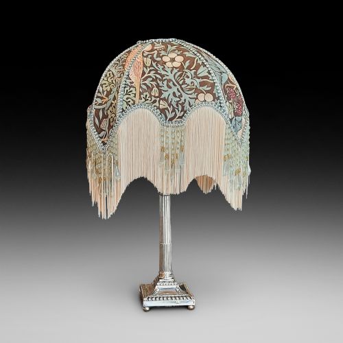 Neoclassical Adam Style Silver Plate Table Lamp