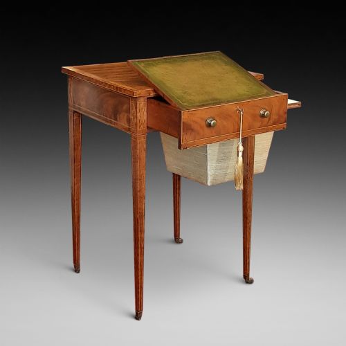 Late Georgian Mahogany Work Table