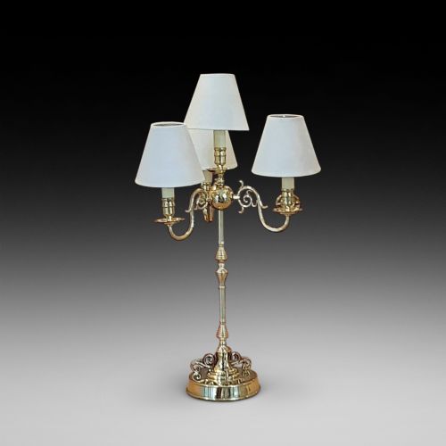 1920'S Brass Table Light