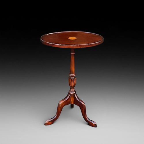 Edwardian Mahogany Oval Wine Table