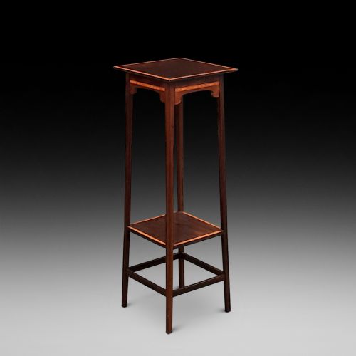 Edwardian Mahogany Torchere Bust Stand