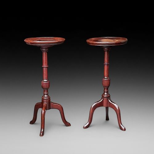 Pair of Edwardian Mahogany Occaisional Wine Tables