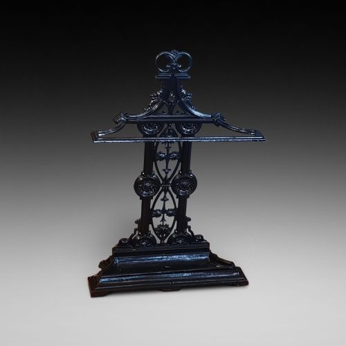 Victorian Coalbrookdale Style Cast Iron Stick Stand