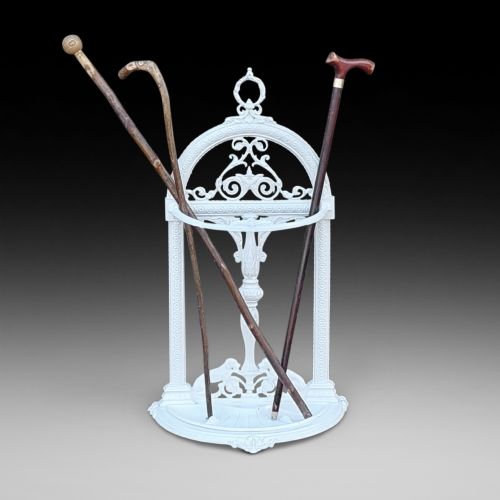 VICTORIAN COALBROOKDALE CAST IRON STICK STAND - ADDITIONAL PHOTO 1