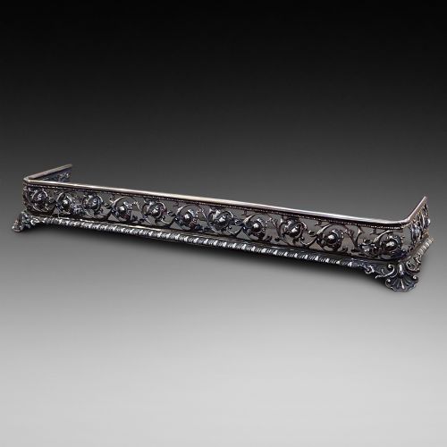 19THC STEEL AND IRON FENDER