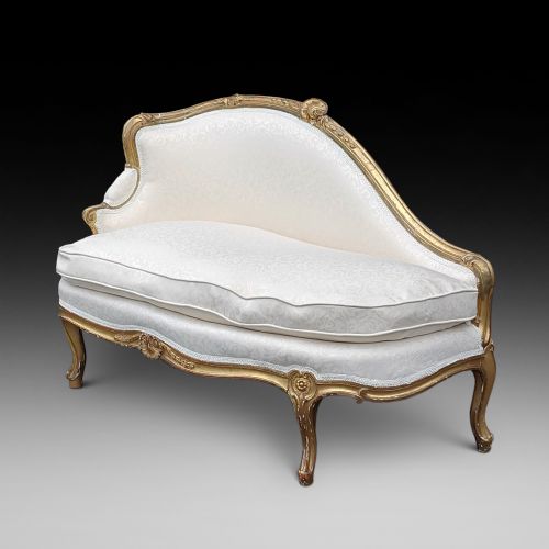Victorian Giltwood Chaise Longue