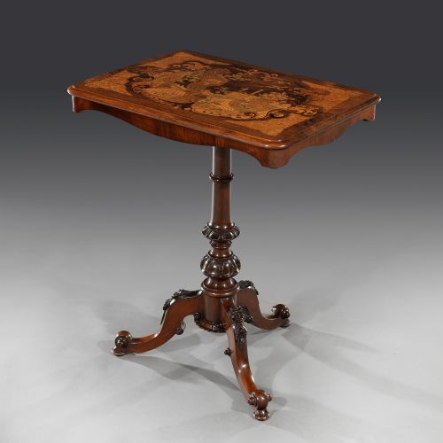 Early Victorian Marquetry Side Table