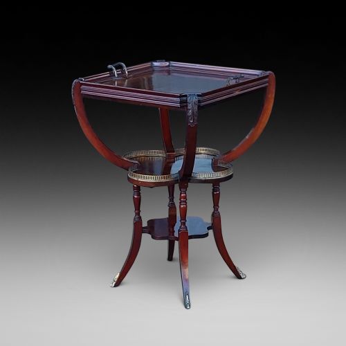 Edwardian Mahogany Butlers Tray Table