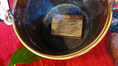 VICTORIAN COPPER LOG BUCKET - ADDITIONAL PHOTO 4