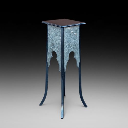 Arts and Crafts Ebonised Jardiniere Torchere Stand