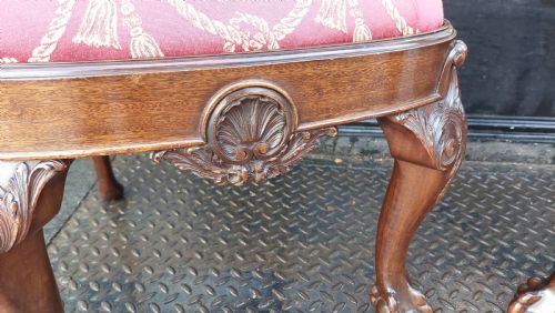 PAIR OF LATE 19THC QUEEN ANNE STYLE MAHOGANY SIDE CHAIRS - ADDITIONAL PHOTO 2
