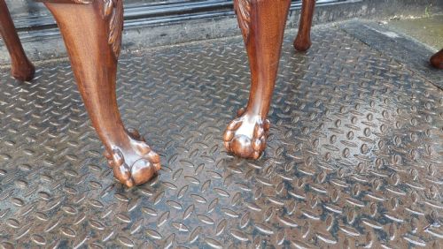 PAIR OF LATE 19THC QUEEN ANNE STYLE MAHOGANY SIDE CHAIRS - ADDITIONAL PHOTO 3