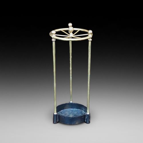 Victorian Circular Brass Stick Stand