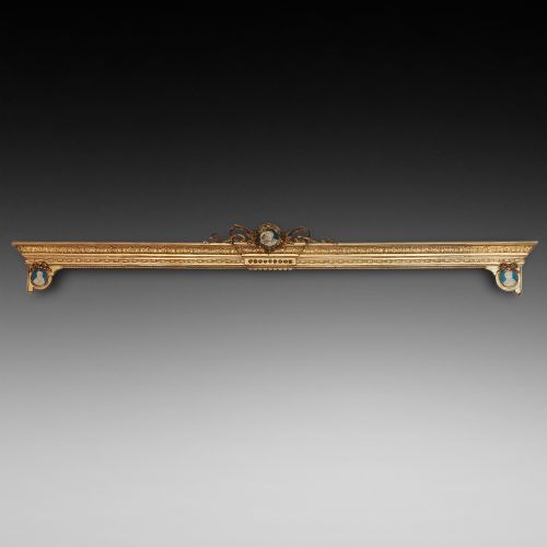 Victorian Carved Giltwood and Composition Pelmet