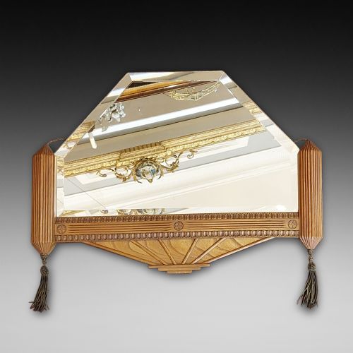 Art Deco Mirror of Geometric Form